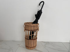 Umbrella Holder, Umbrella Wicker Stand, Walking Stick Holder, Umbrella Stand, Hallway Organizer