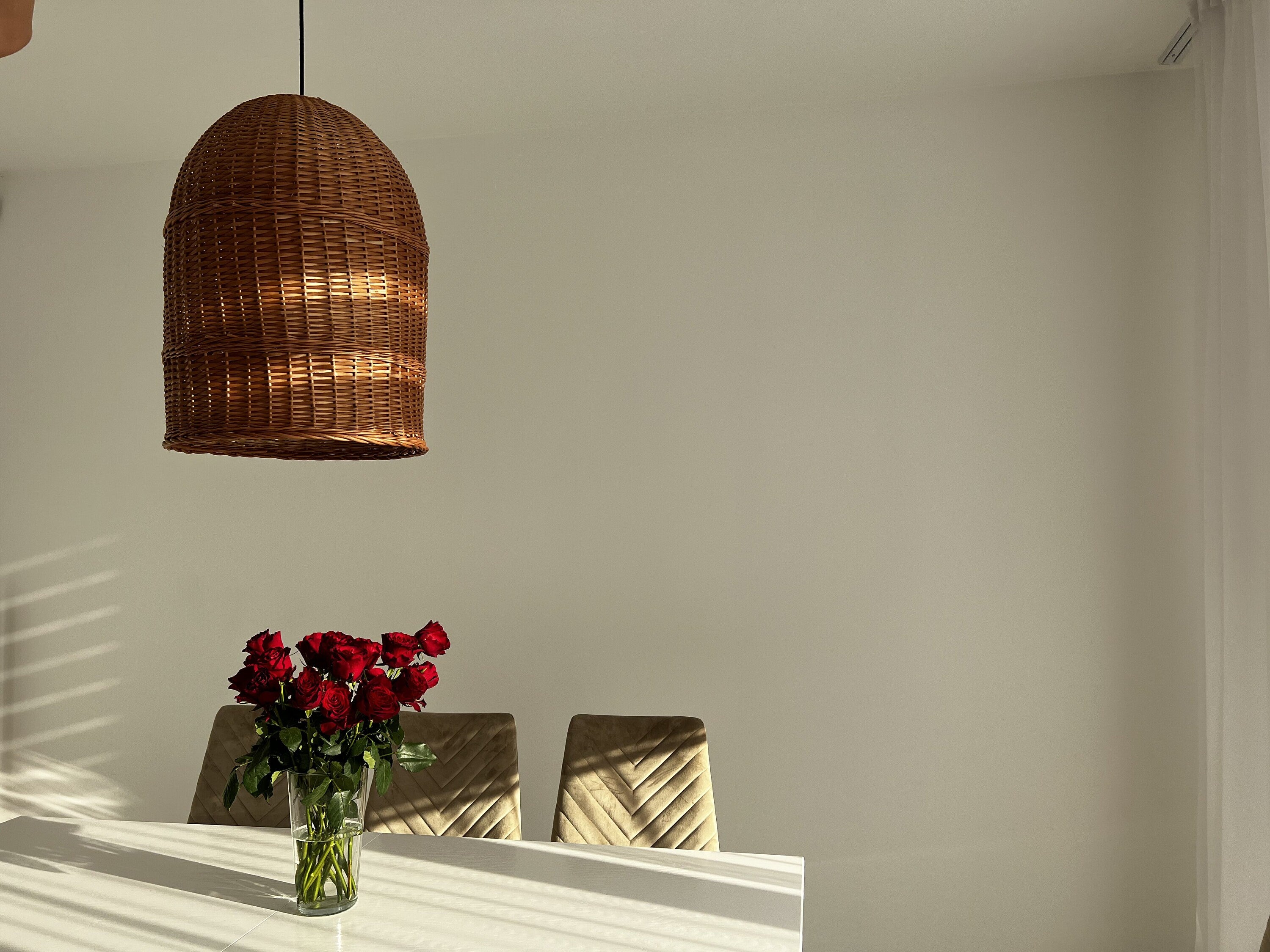 Boho Chandelier Light, Pendant Ceiling Wood Lantern, Bohemian Light Pendant, Hanging Pendant, Handmade Rattan Lamp Shade, Pendant light