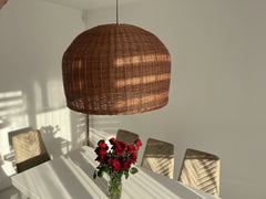 Handmade Pendant Light, Kitchen Lighting,Handmade Rattan Lamp Shade, Wicker Pendant Light Shade, Bedside Lamp, Kitchen Island Light Fixture