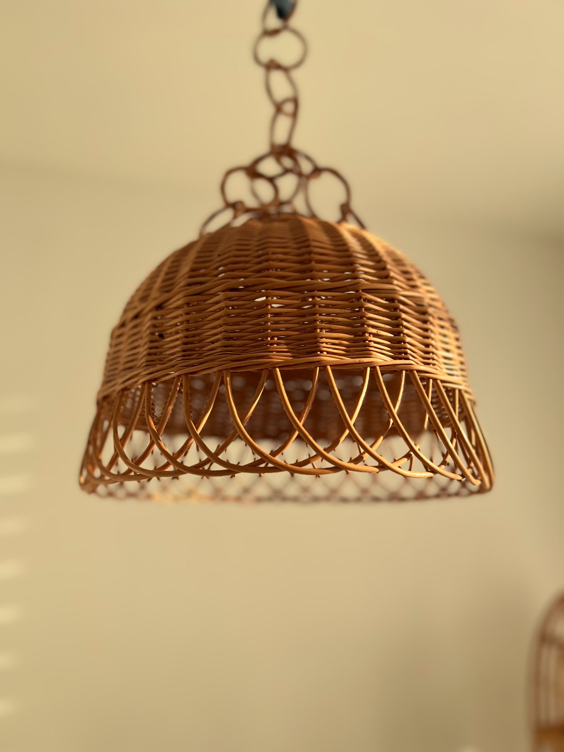 Luxury Wicker Pendant Light Ceiling Lamp hanging lamp shade Home decor