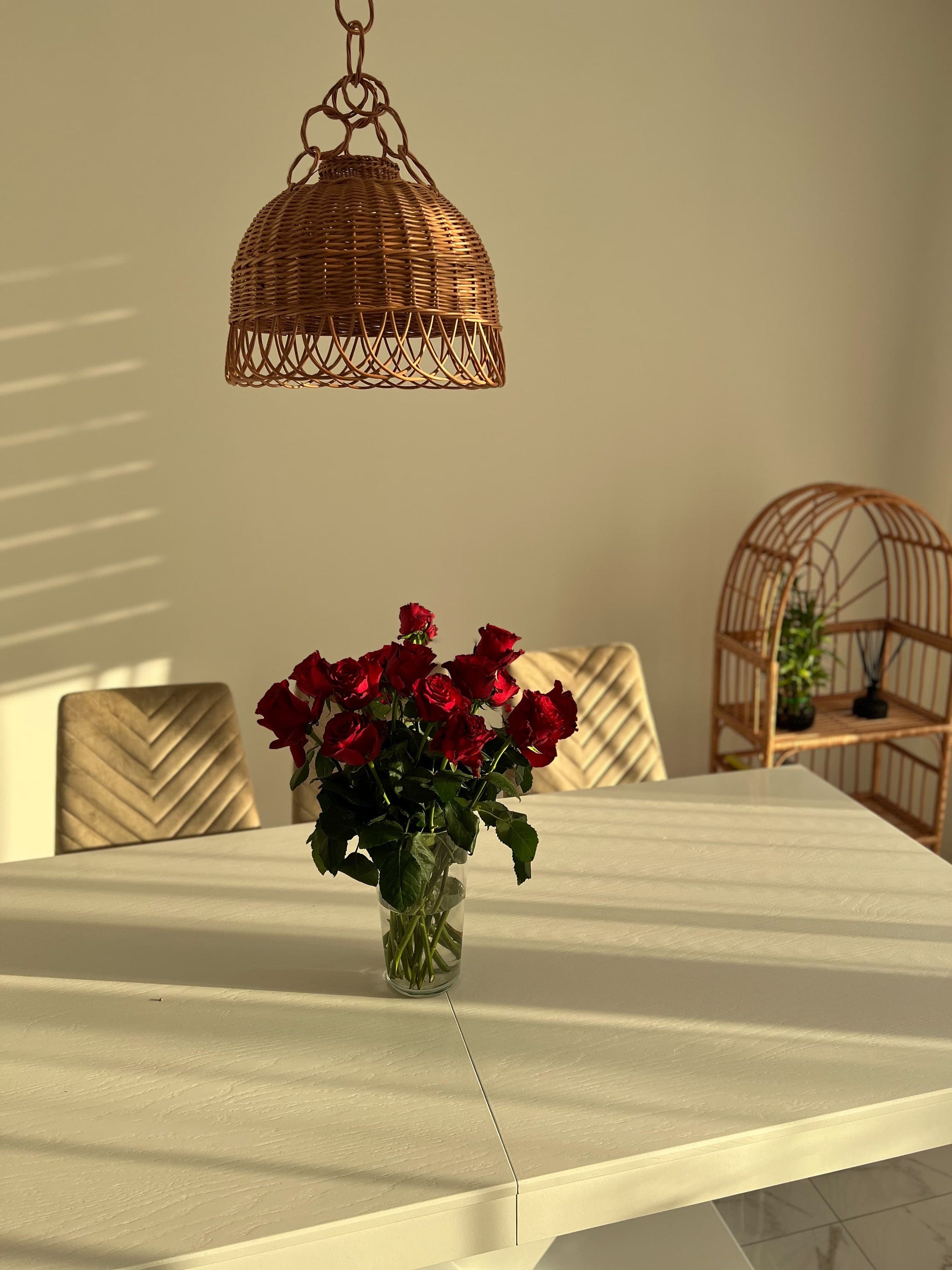 Luxury Wicker Pendant Light Ceiling Lamp hanging lamp shade Home decor
