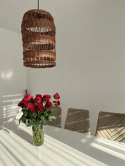 Rattan Pendant Light, Boho Woven Pendant Light, Wicker Rattan Lamp Shade, Ceiling Rattan Pendant Light Shade,Pendant light,Rattan Lamp Shade