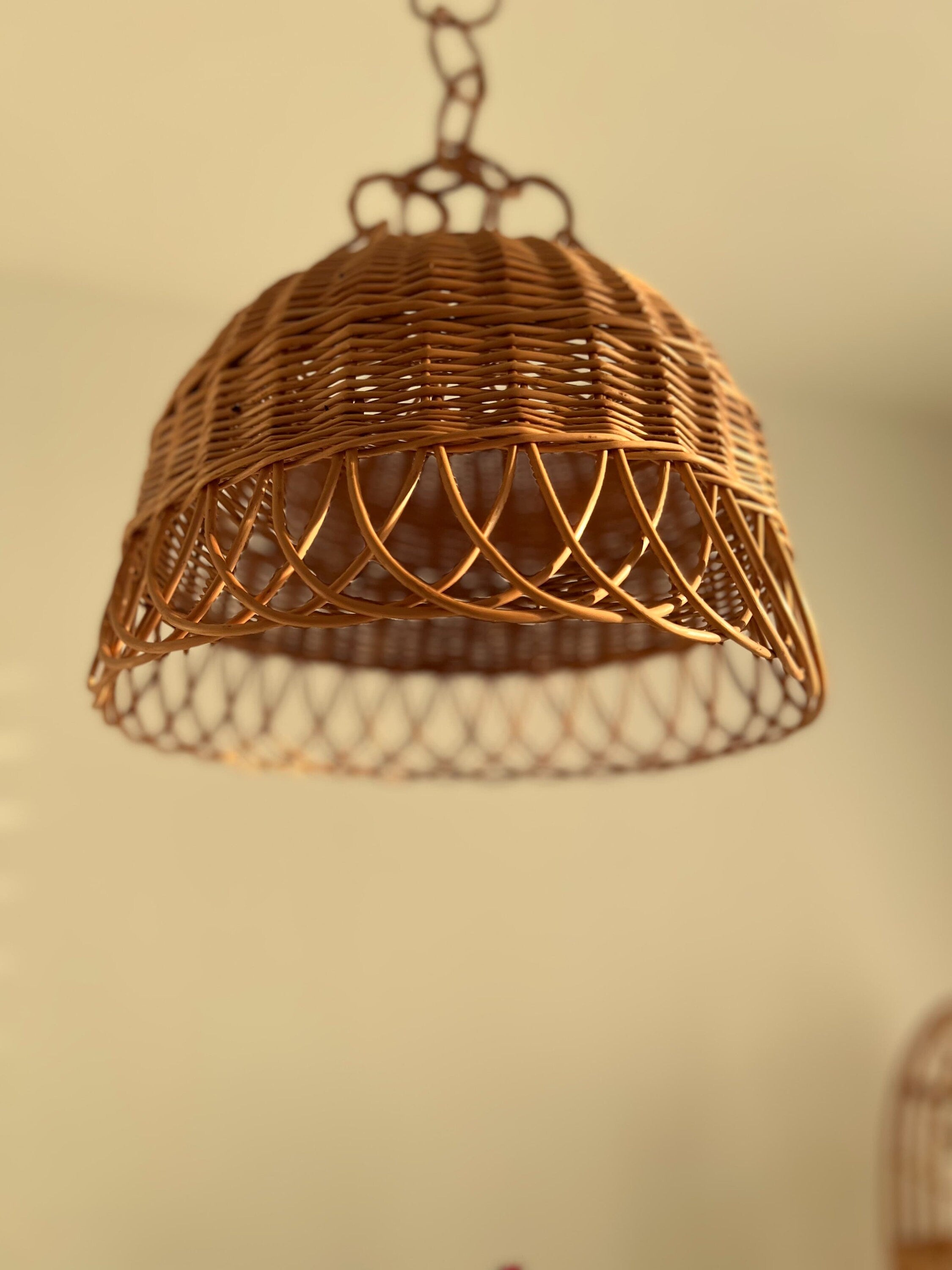 Luxury Wicker Pendant Light Ceiling Lamp hanging lamp shade Home decor