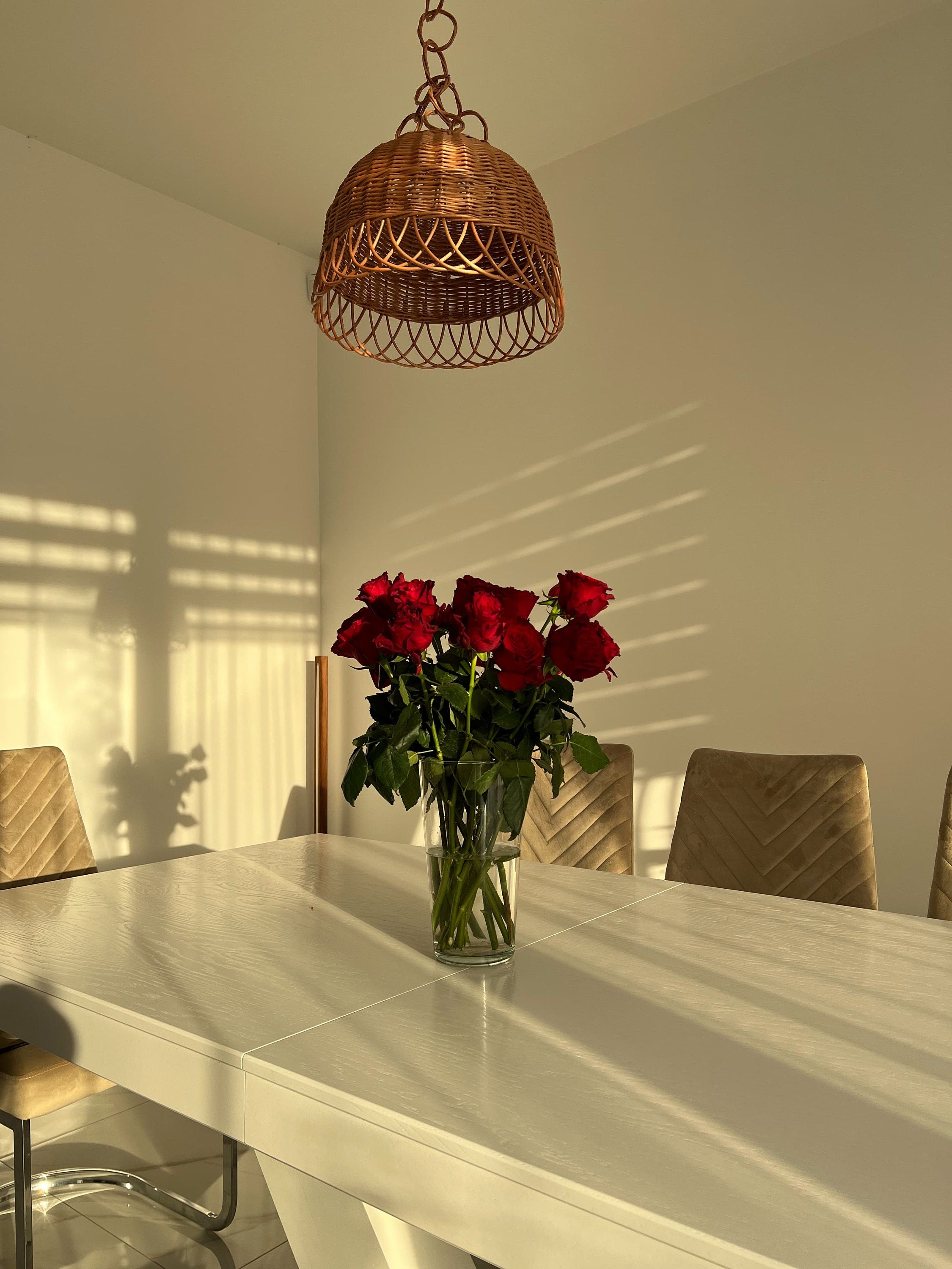 Luxury Wicker Pendant Light Ceiling Lamp hanging lamp shade Home decor