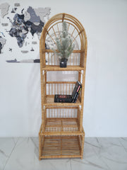 Wicker Shelf, Boho Shelf, Rack Bookshelf Storage, Shelf Plant, Shelf Boho Decor, Bookshelf, Rattan Shelf, Room Decor Boho