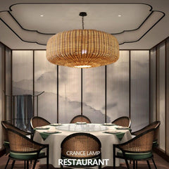 New Woven Rattan Light Fixtures, Wicker Rattan Lampshade Bamboo Lamp Pendant