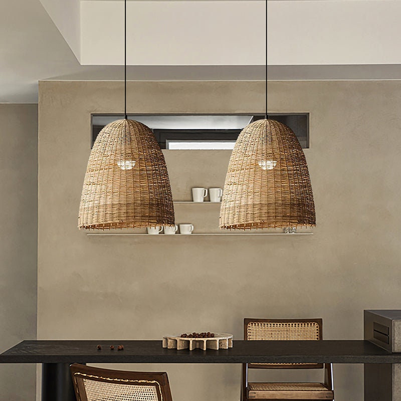 Pendant lamp, Lampshade, Rattan lampshade, Rattan pendant lamp